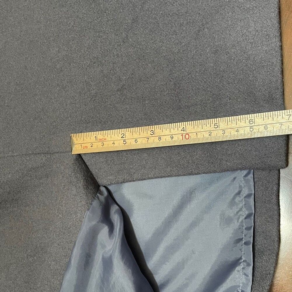 J Crew The Pencil Skirt 8 Charcoal Gray Lined Wool Blend Work Office Minimalist - Picture 8 of 9